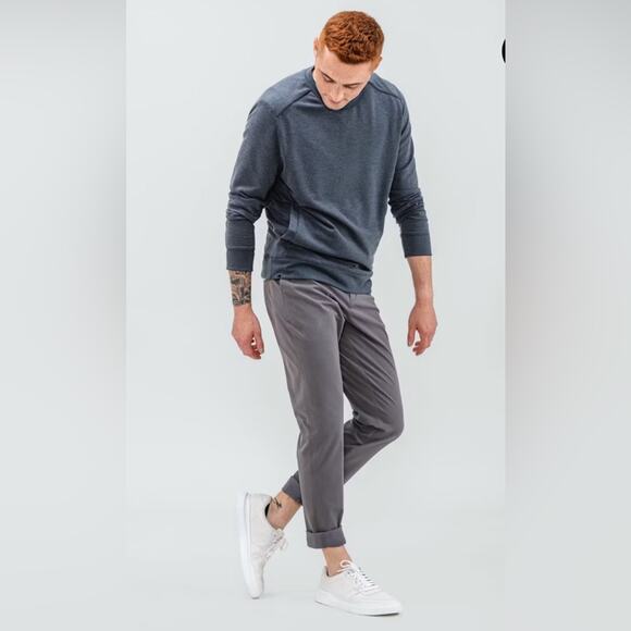 Ministry of Supply Men's Pace Tapered Chino Medium Grey 32R NWT - Picture 3 of 10